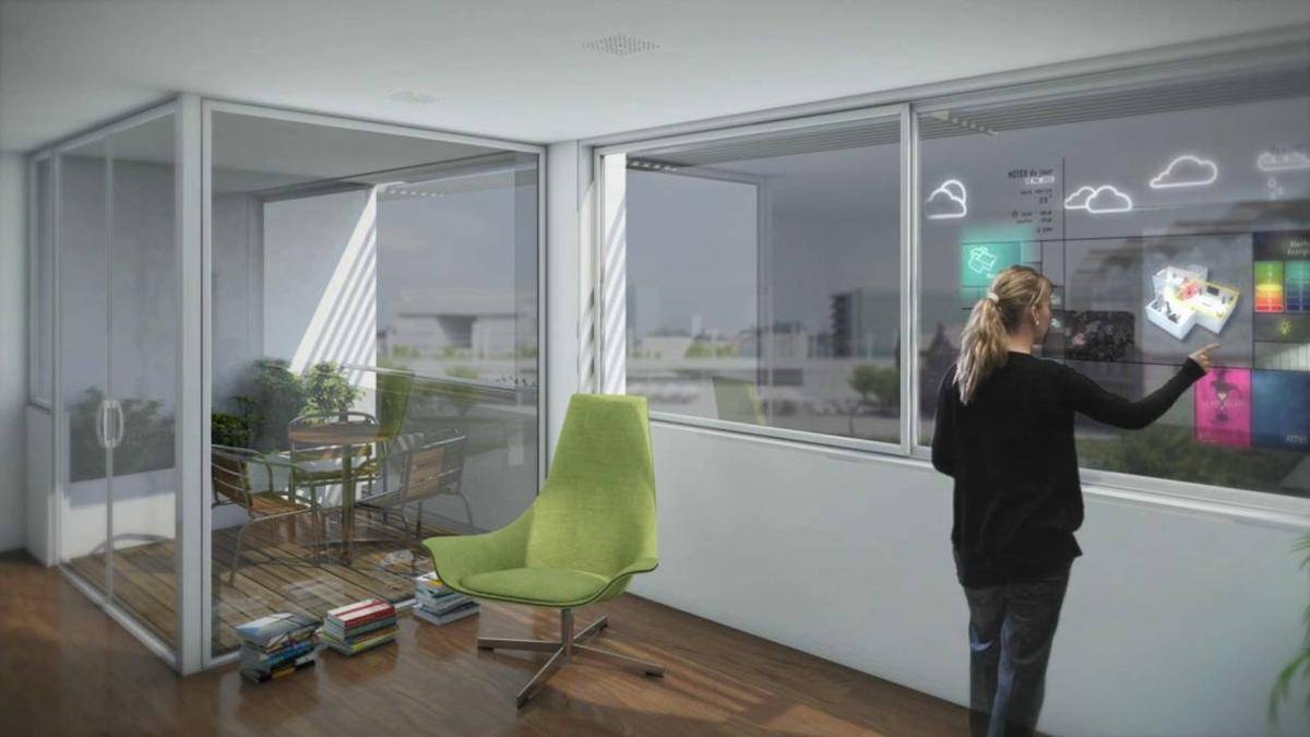 Interieur intelligent interactif d'un logement