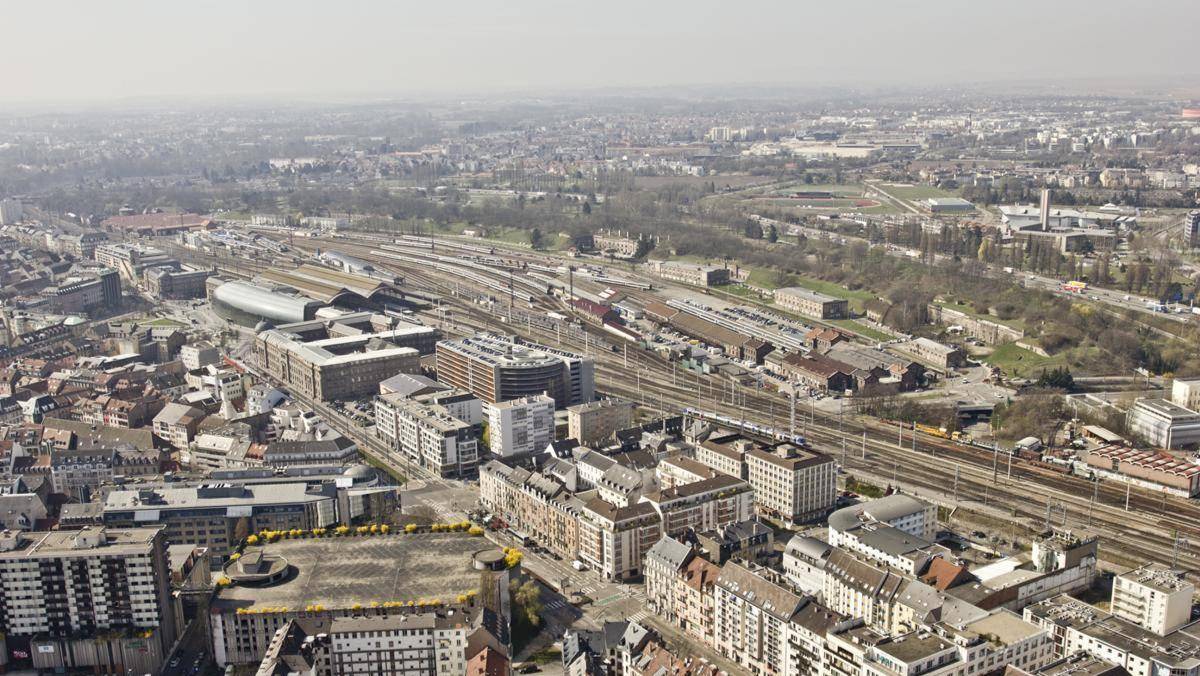 Quartier de Strasbourg Gare Basse en 2011